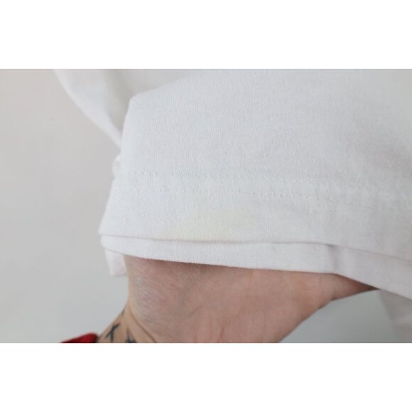 Vintage 90s Streetwear Womens XL Celestial Sun Moon Stars Short Sleeve T-Shirt - Picture 5 of 12